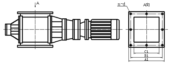卸料器结构图 卸料器结构图